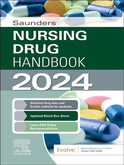 Book cover of Saunders Nursing Drug Handbook 2024 - E-Book