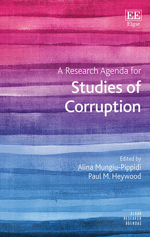 Book cover of A Research Agenda for Studies of Corruption (PDF) (Elgar Research Agendas)
