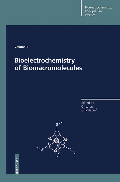 Book cover of Bioelectrochemistry of Biomacromolecules (1997) (Bioelectrochemistry: Principles and Practice #5)