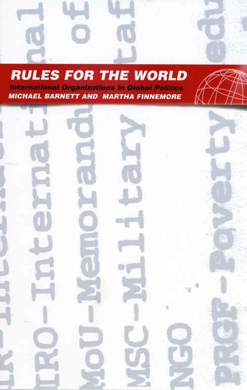 Book cover of Rules for the World: International Organizations in Global Politics