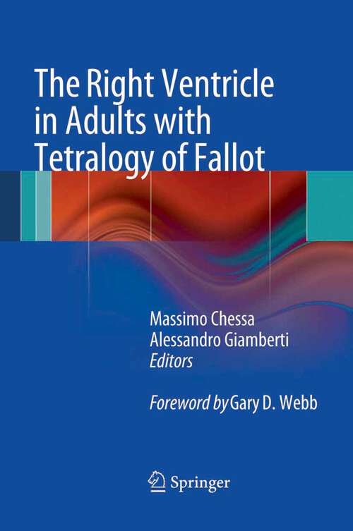 Book cover of The Right Ventricle in Adults with Tetralogy of Fallot (2012)