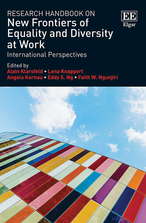 Book cover of Research Handbook on New Frontiers of Equality and Diversity at Work: International Perspectives