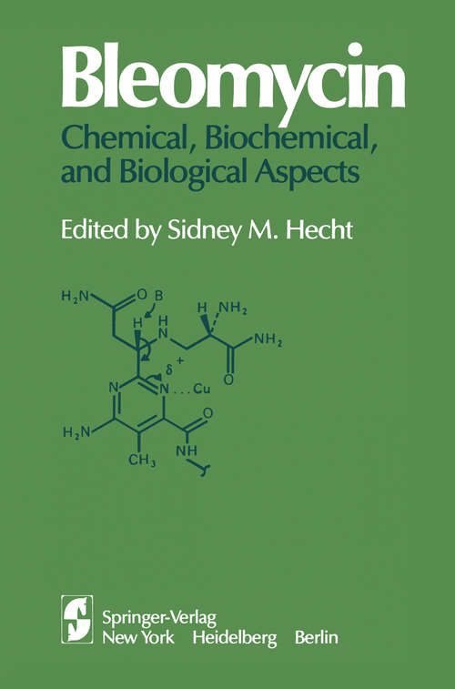 Book cover of Bleomycin: Proceedings of a joint U.S.-Japan Symposium held at the East-West Center, Honolulu, July 18–22, 1978 (1979)