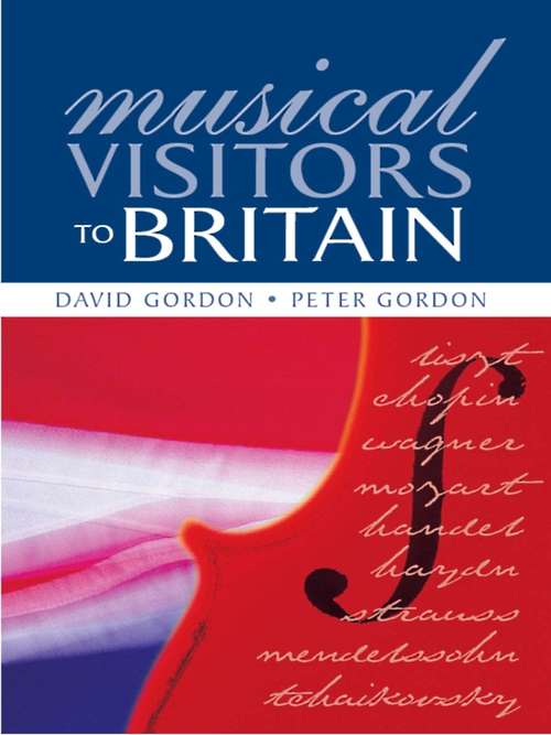 Book cover of Musical Visitors to Britain (Woburn Education Series)