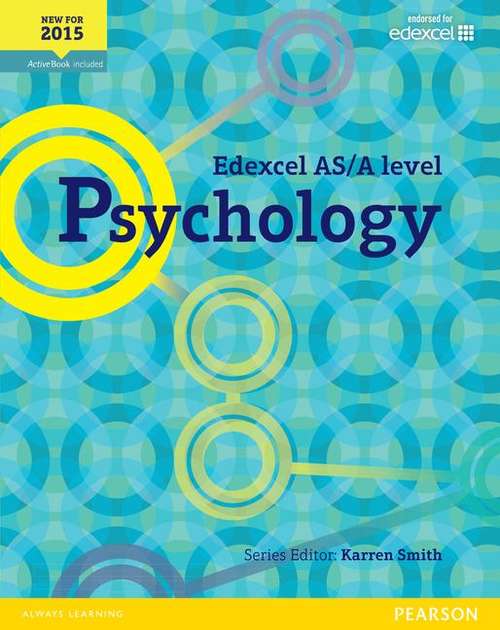 Book cover of Edexcel AS/A Level Psychology Student Book + Activebook (PDF)