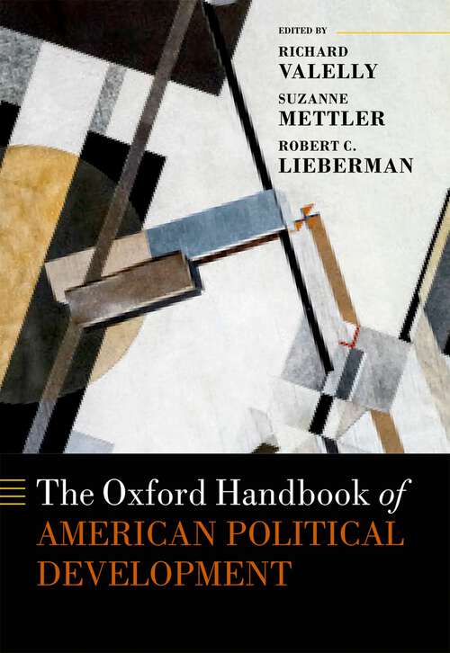 Book cover of The Oxford Handbook of American Political Development (Oxford Handbooks)