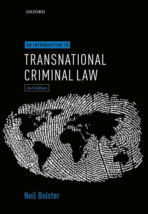 Book cover of An Introduction to Transnational Criminal Law