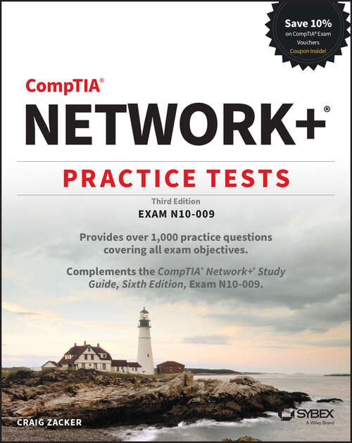 Book cover of CompTIA Network+ Practice Tests: Exam N10-009 (3)