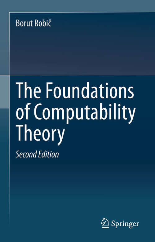 Book cover of The Foundations of Computability Theory (2nd ed. 2020)
