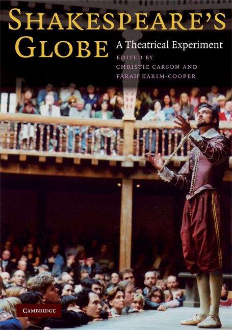 Book cover of Shakespeare's Globe: A Theatrical Experiment (PDF)