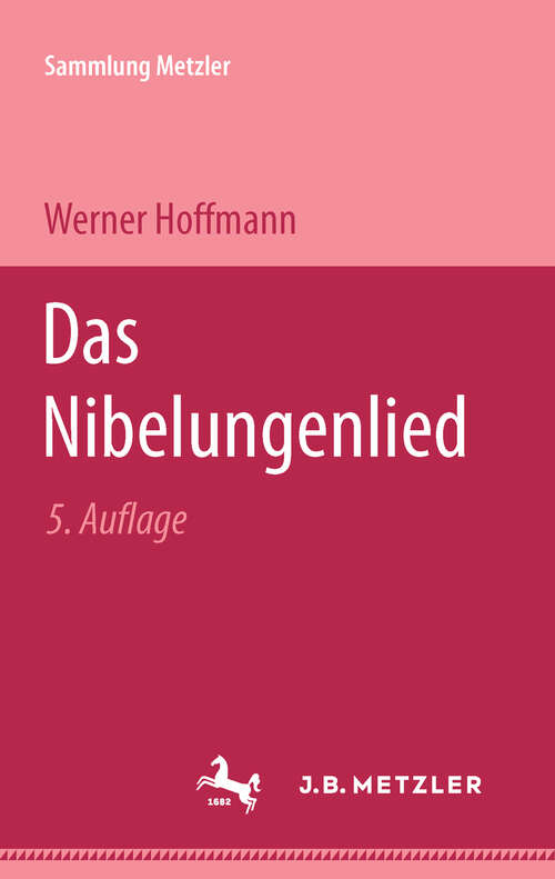Book cover of Nibelungenlied: Sammlung Metzler, 7 (5. Aufl. 1982) (Sammlung Metzler)