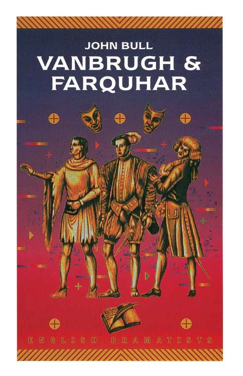 Book cover of Vanbrugh and Farquhar (1st ed. 1998) (English Dramatists)
