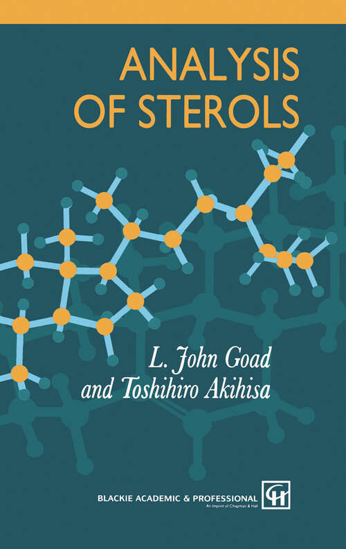 Book cover of Analysis of Sterols (1997)