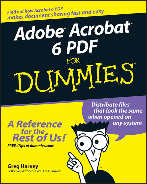 Book cover of Adobe Acrobat 6 PDF For Dummies