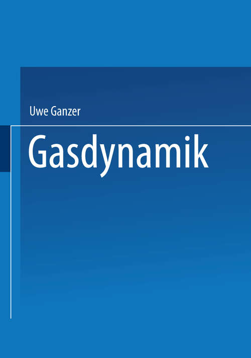 Book cover of Gasdynamik (1988)