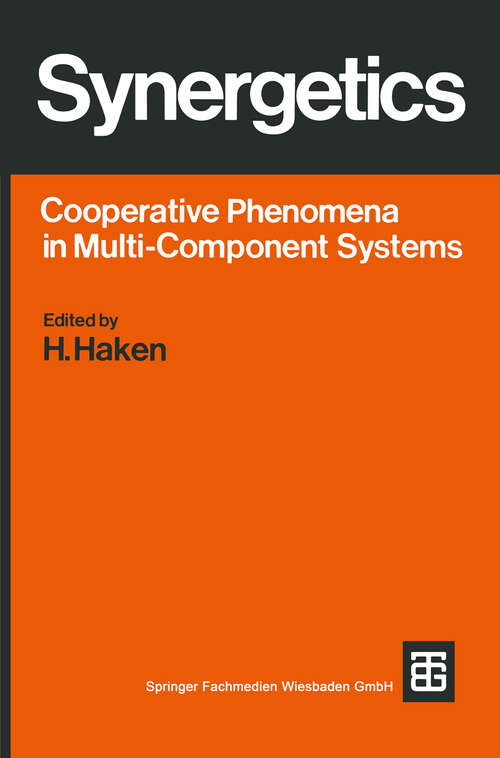 Book cover of Synergetics: Cooperative Phenomena in Multi-Component Systems (1973)