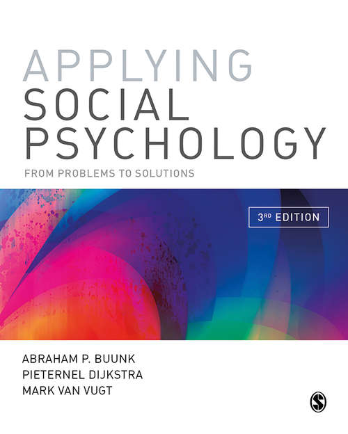 Book cover of Applying Social Psychology: From Problems to Solutions (Third Edition)