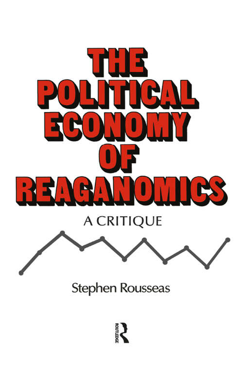 Book cover of Political Economy of Reaganomics