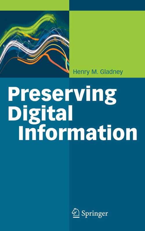 Book cover of Preserving Digital Information (2007)