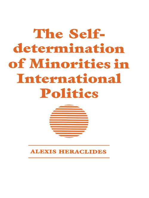 Book cover of The Self-determination of Minorities in International Politics