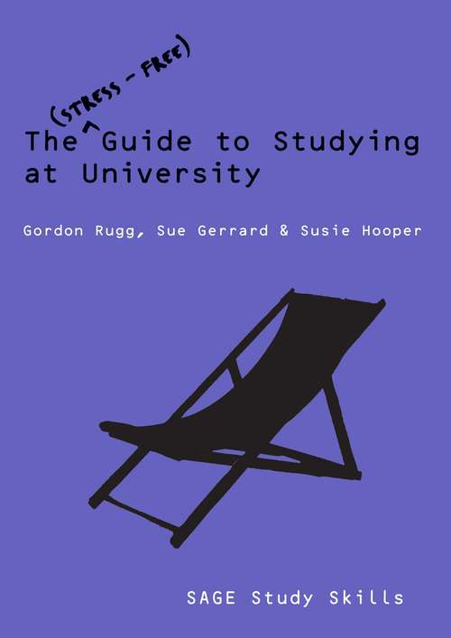 Book cover of The Stress-Free Guide to Studying at University (PDF)