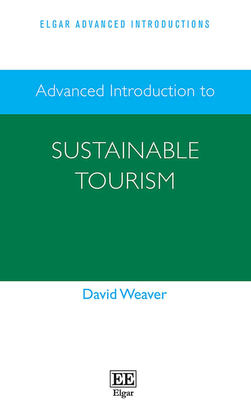 Book cover of Advanced Introduction to Sustainable Tourism (Elgar Advanced Introductions series)