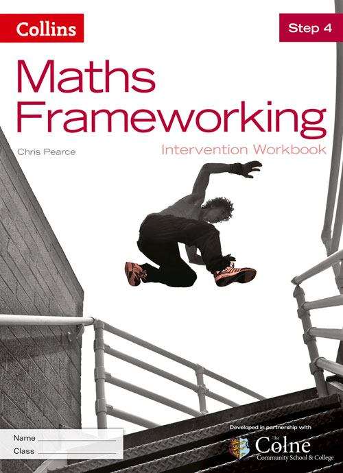 Book cover of KS3 Maths Intervention Step 4 Workbook (PDF)
