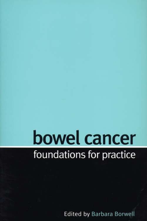 Book cover of Bowel Cancer