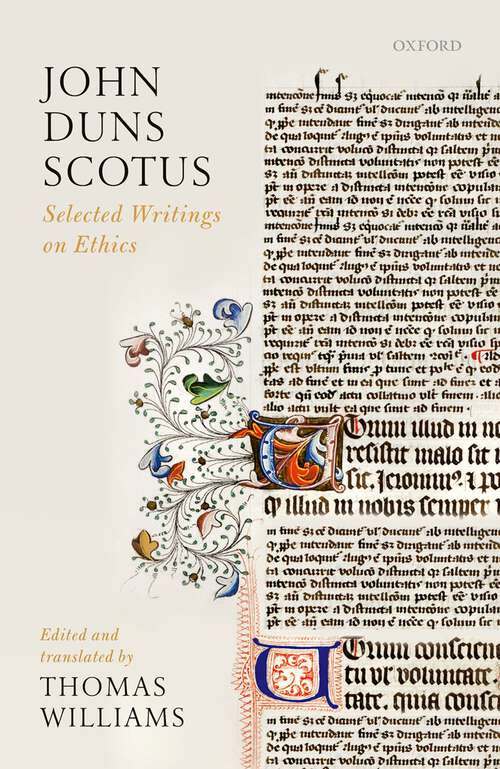 Book cover of John Duns Scotus: Selected Writings on Ethics