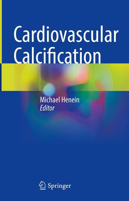 Book cover of Cardiovascular Calcification (1st ed. 2022)