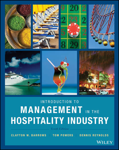 Book cover of Introduction to Management in the Hospitality Industry