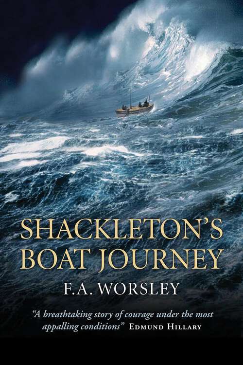 Book cover of Shackleton's Boat Journey: A True Story Of Antarctic Survival (2)