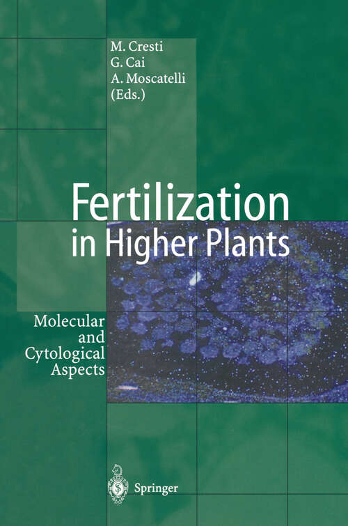 Book cover of Fertilization in Higher Plants: Molecular and Cytological Aspects (1999)