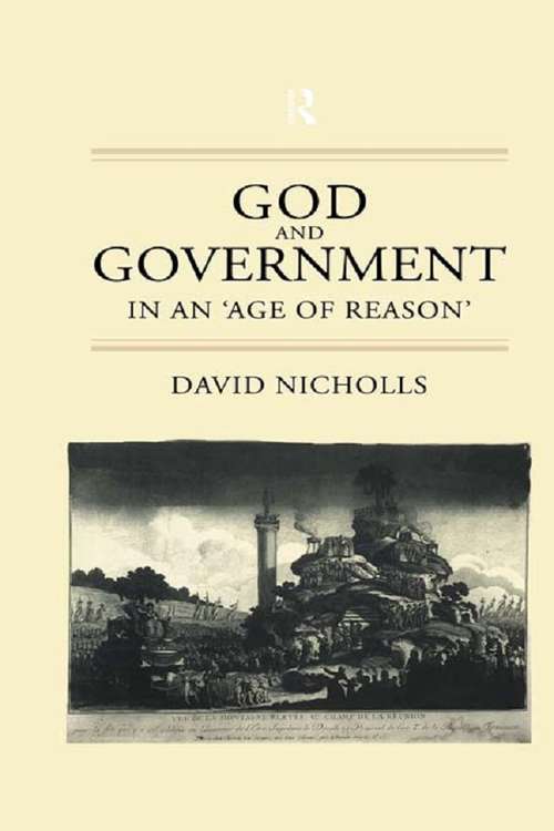 Book cover of God and Government in an 'Age of Reason'