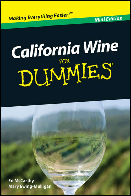 Book cover of California Wine For Dummies, Mini Edition