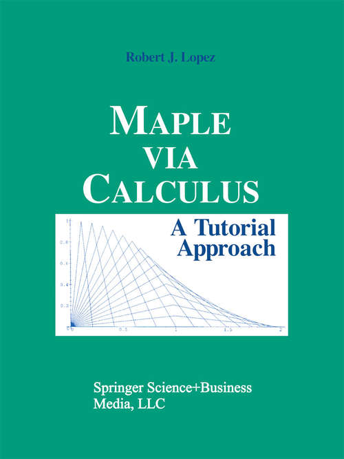 Book cover of Maple via Calculus: A Tutorial Approach (1994)