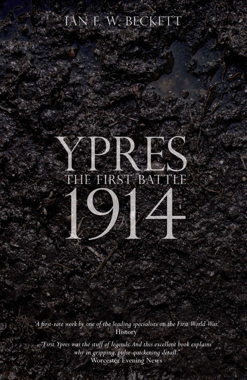 Book cover of Ypres: The First Battle 1914