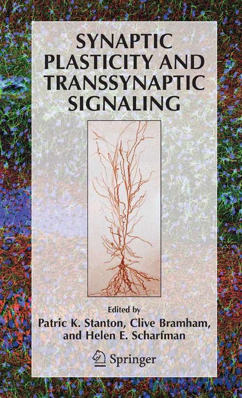 Book cover of Synaptic Plasticity and Transsynaptic Signaling (2005)