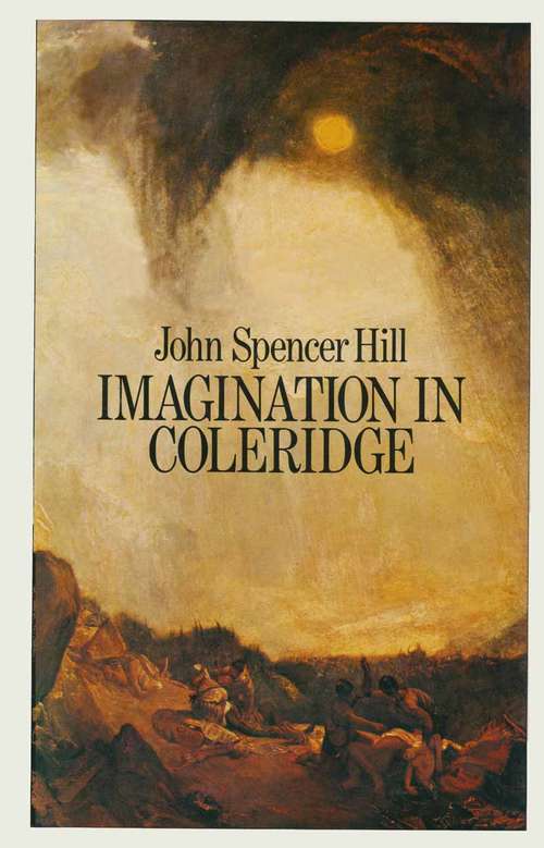 Book cover of Imagination in Coleridge (1st ed. 1978)