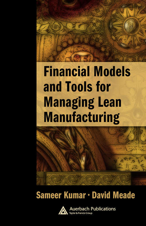 Book cover of Financial Models and Tools for Managing Lean Manufacturing