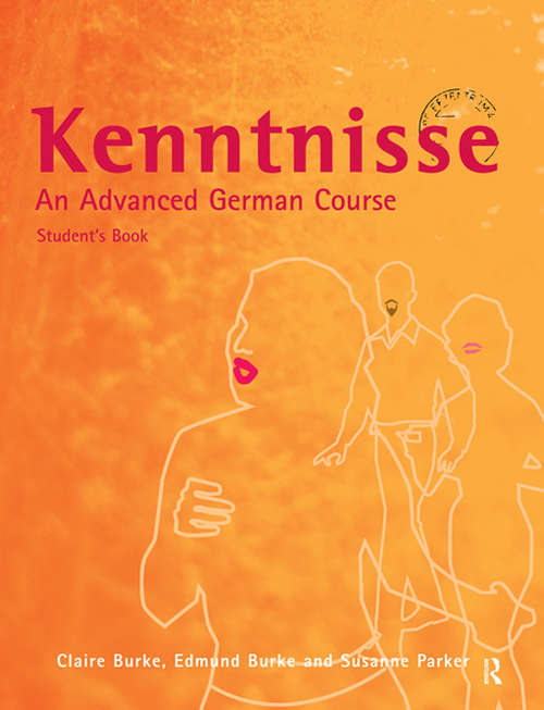 Book cover of Kenntnisse: An Advanced German Course