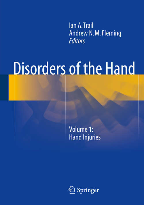 Book cover of Disorders of the Hand: Volume 1: Hand Injuries (2015)