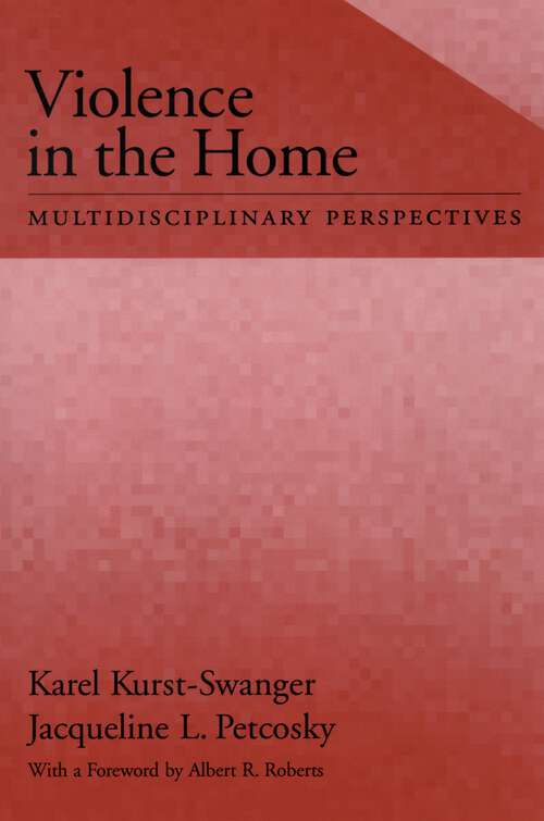 Book cover of Violence in the Home: Multidisciplinary Perspectives