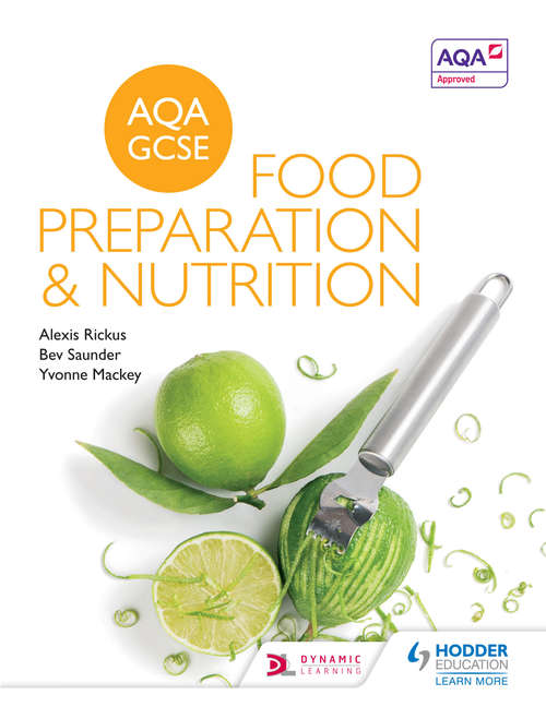Book cover of AQA GCSE Food Preparation and Nutrition (PDF)
