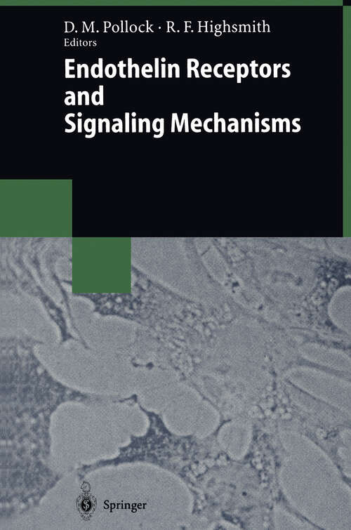 Book cover of Endothelin Receptors and Signaling Mechanisms (1998)
