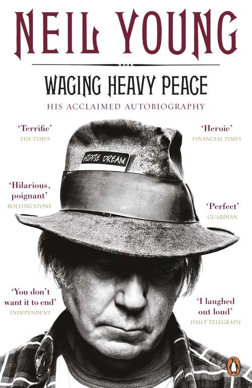 Book cover of Waging Heavy Peace: A Hippie Dream