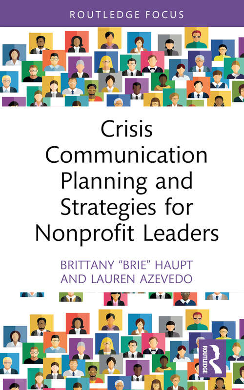 Book cover of Crisis Communication Planning and Strategies for Nonprofit Leaders