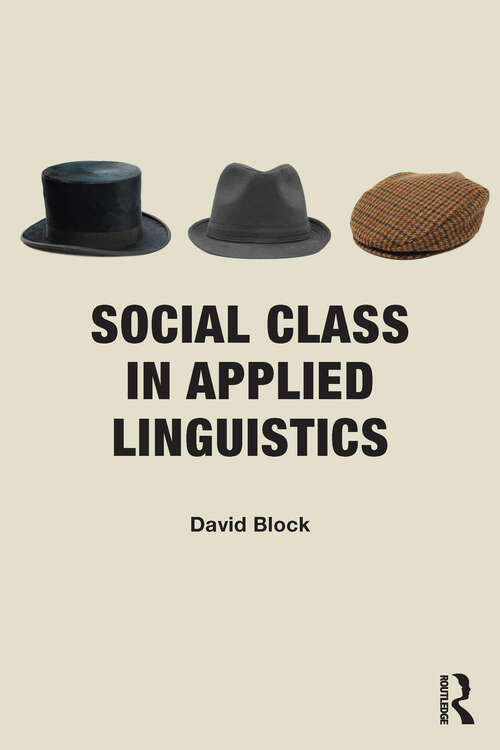 Book cover of Social Class in Applied Linguistics