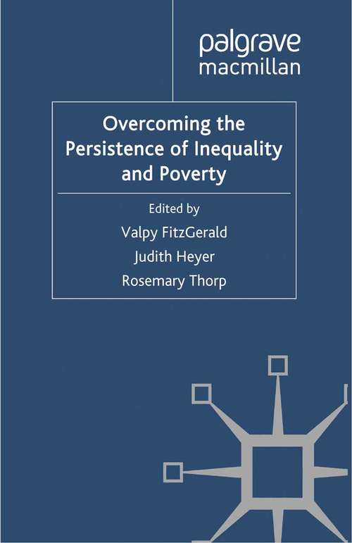 Book cover of Overcoming the Persistence of Inequality and Poverty (2011)