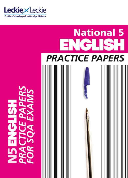 Book cover of National 5 English: Practice Papers for SQA Exams (PDF)